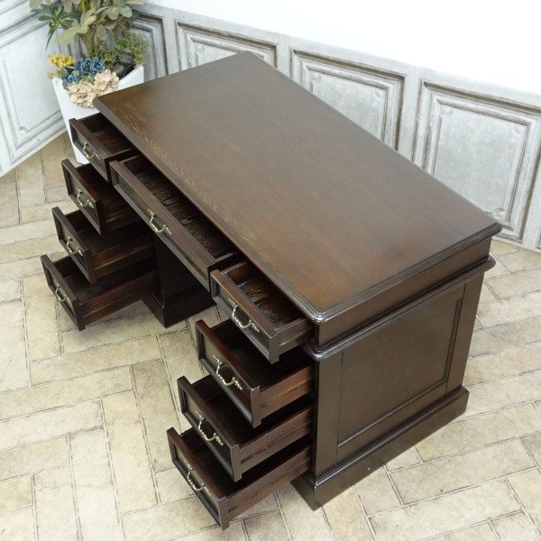 デスク・アンティークテイスト E7022-S-5 新着アンティークテイスト