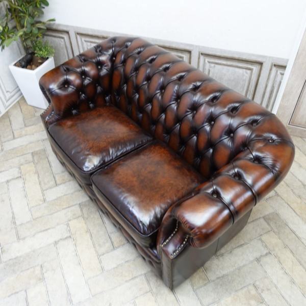 本革2人掛けソファ・アンティークテイスト SA-231 新着アンティーク