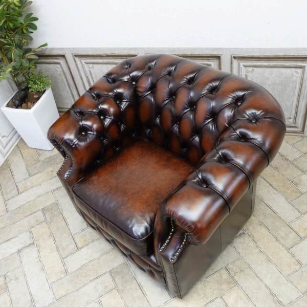 本革1人掛けソファ・アンティークテイスト SA-233 新着