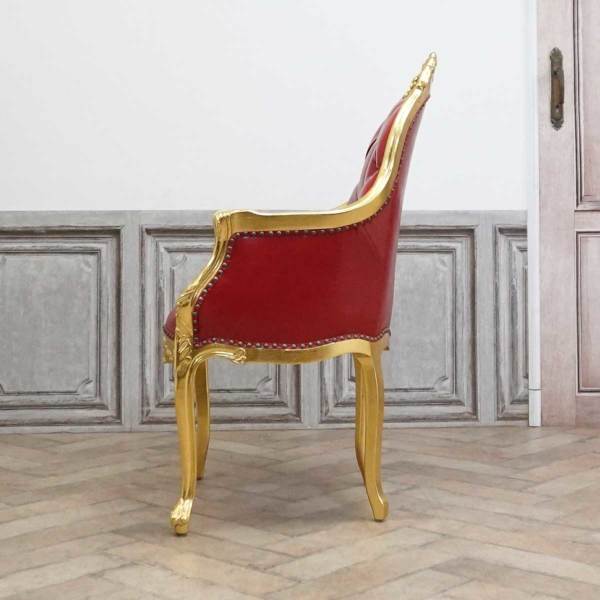 クラシックスタイル アームチェア 赤金 クラシックスタイル アームチェア 赤金 クラシックスタイル アーム