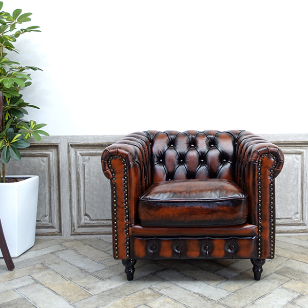 1人掛けソファ・アンティークテイスト VC1LS7126K 新着