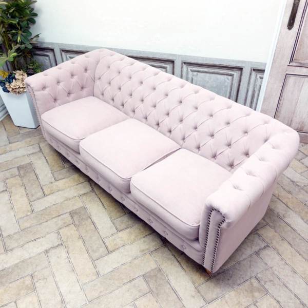 3人掛けソファ・アンティークテイスト VC3F237N 新着