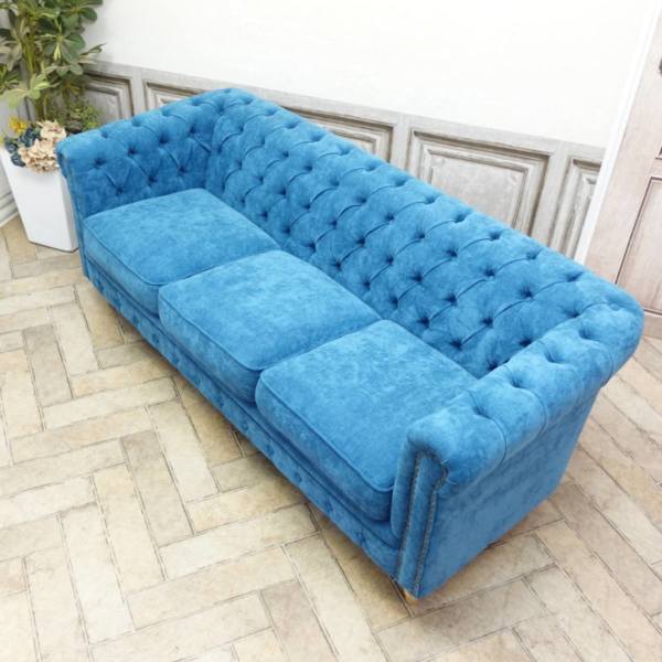 アンティークソファー　3人がけ 3人掛けソファ・アンティークテイスト VC3F264N 新着アンティーク