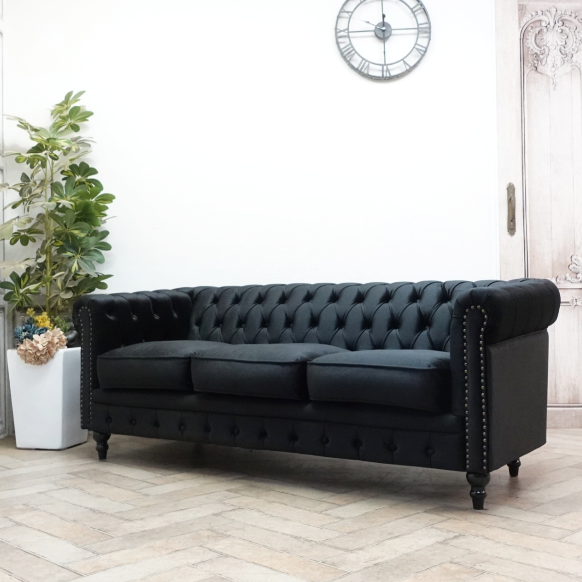 3人掛けソファ・アンティークテイスト VC3F44K 新着アンティーク