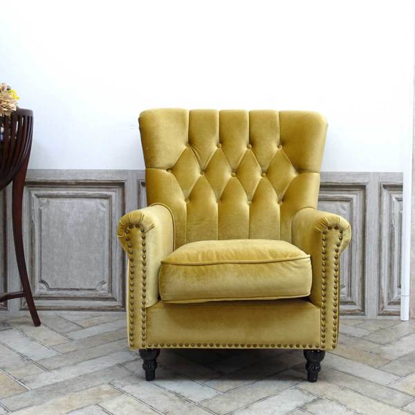 1人掛けソファ・アンティークテイスト VH1F85K 新着アンティーク