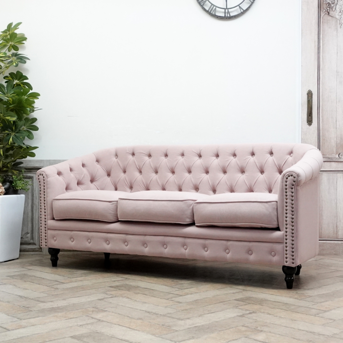 3人掛けソファ・アンティークテイスト VL3F237K 新着