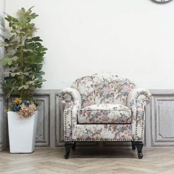 1人掛けソファ・アンティークテイスト VS1F254K 新着アンティーク