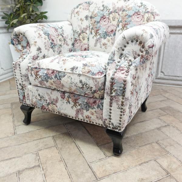 1人掛けソファ・アンティークテイスト VS1F254K 新着アンティーク